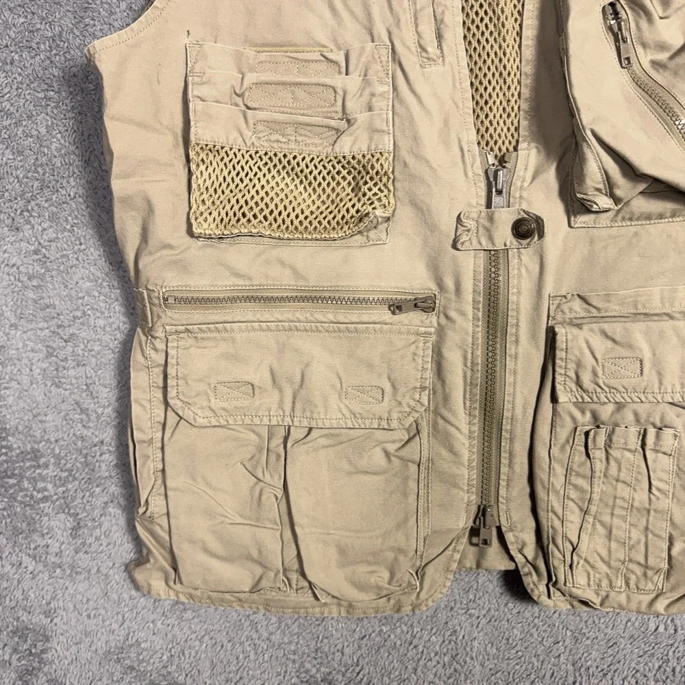 Banana Republic Vest Mens S Photographer Safari Hike Fishing Travel Utility Y2K